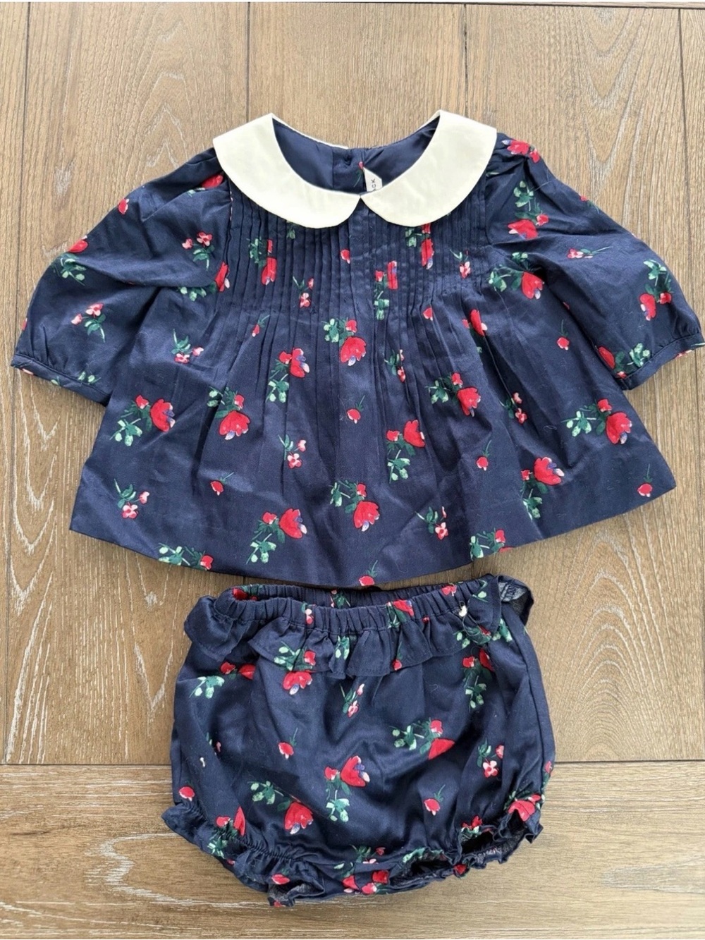 NWOT Janie & Jack Baby Set Top Dress Bloomers 3-6 Months